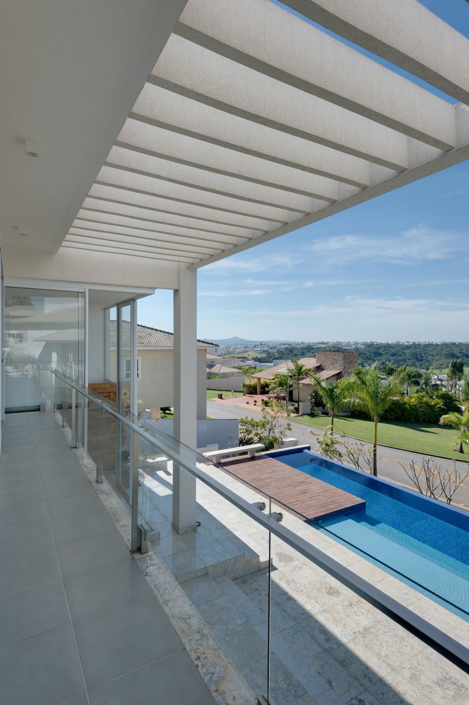 Balcony view from an amazing brazilian home