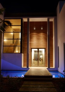 Beautiful modern entrance