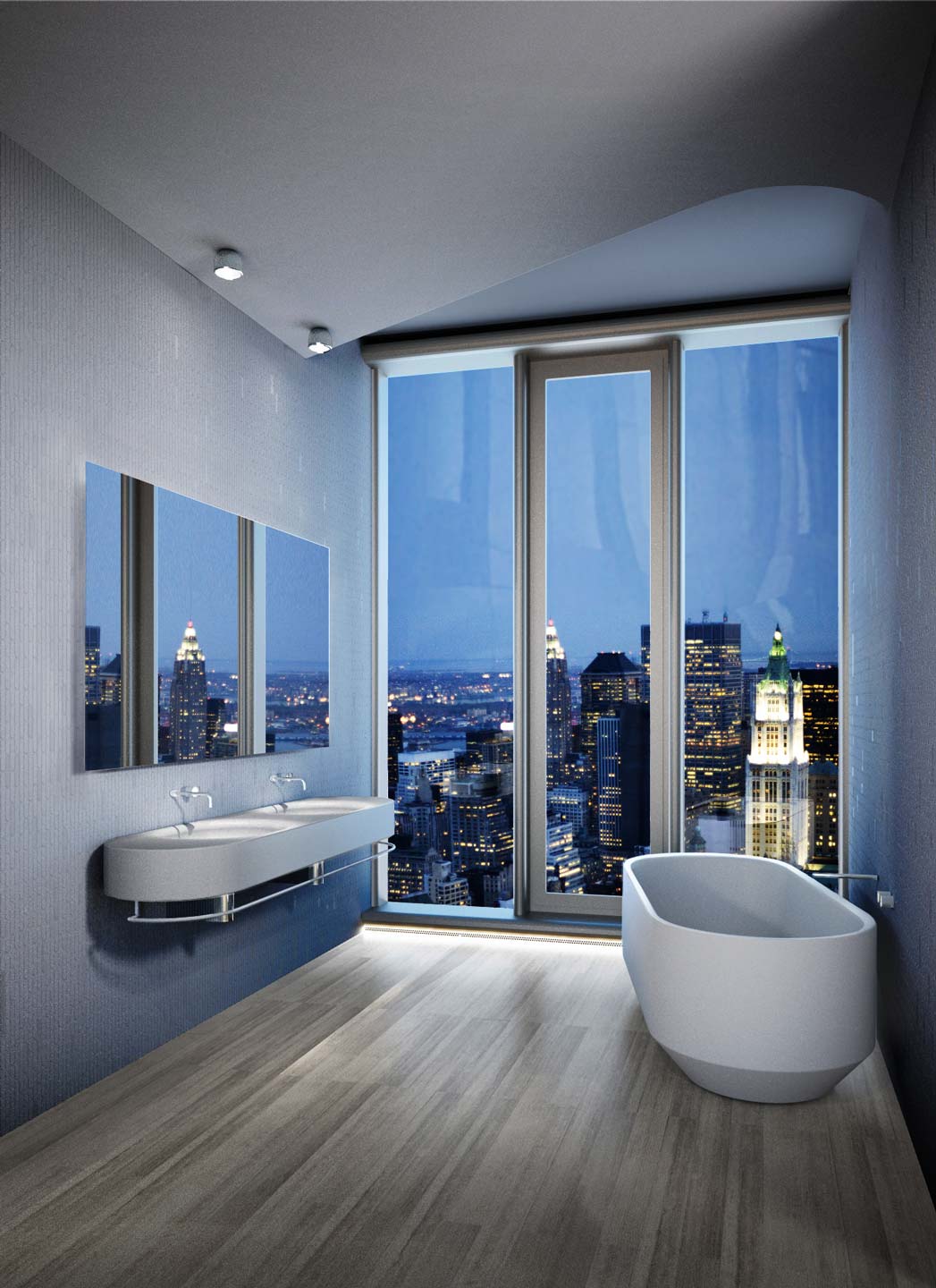 Bathroom with the view