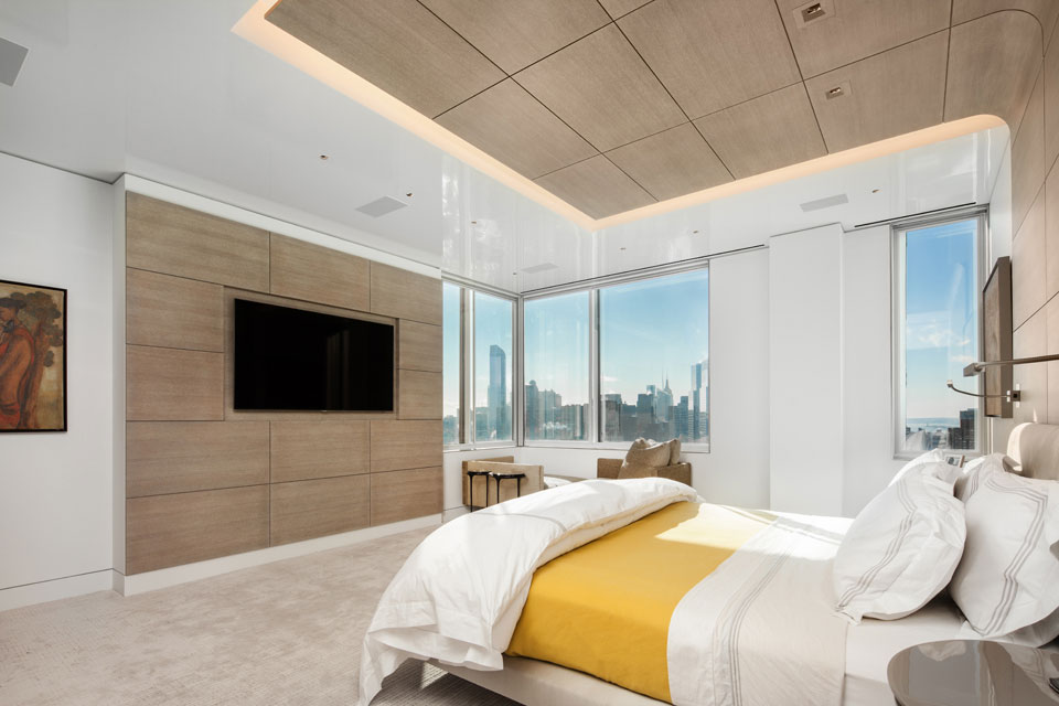 Beautiful modern apartment bedroom