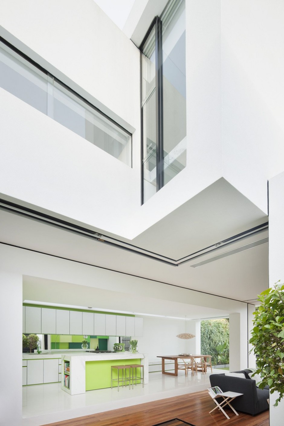 Modern minimalist facade