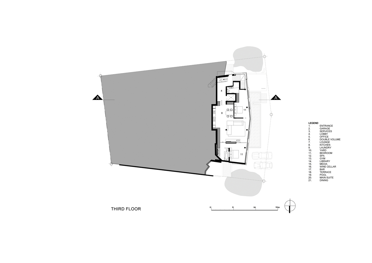 3rd floor plan of Nettleton 198