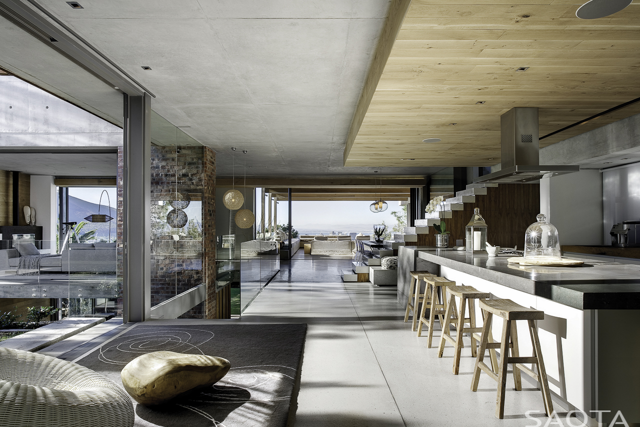 Interiors of contemporary home by SAOTA