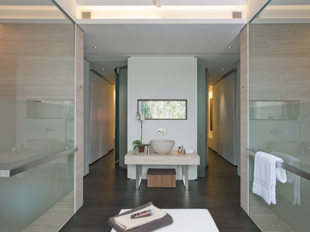 Modern bathroom interior