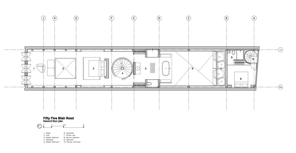 First floor plan of 55 Blair Road House