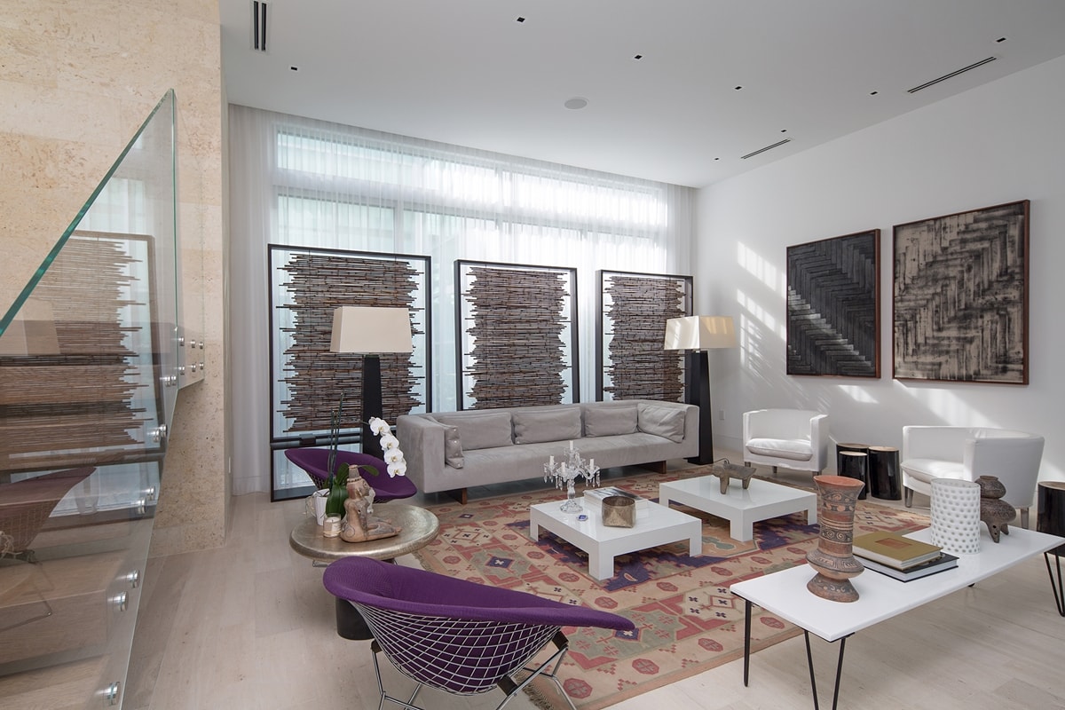 modern living room by STRANG