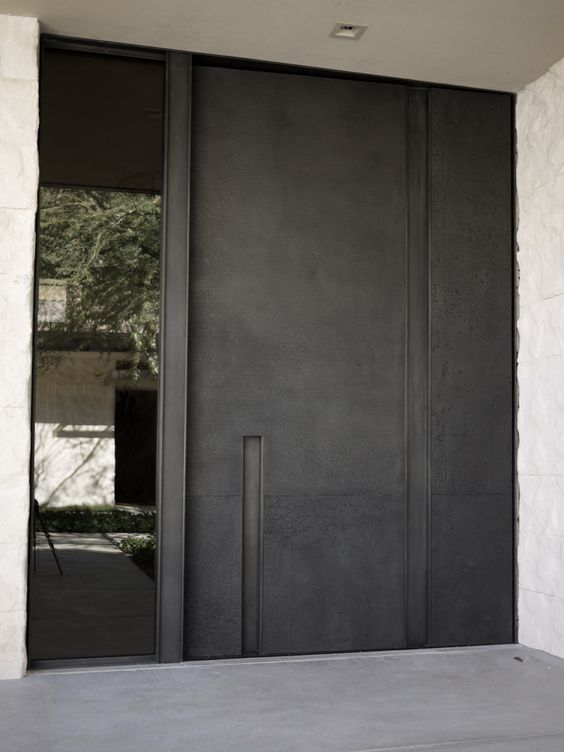 dark door design