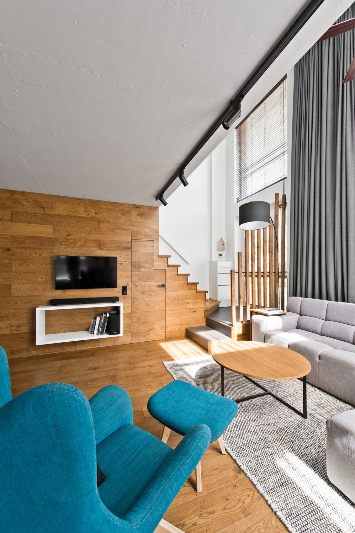 Scandinavian interior design in a beautiful small
