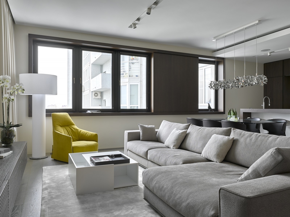 Modern living room decoration by Alexandra Fedorova