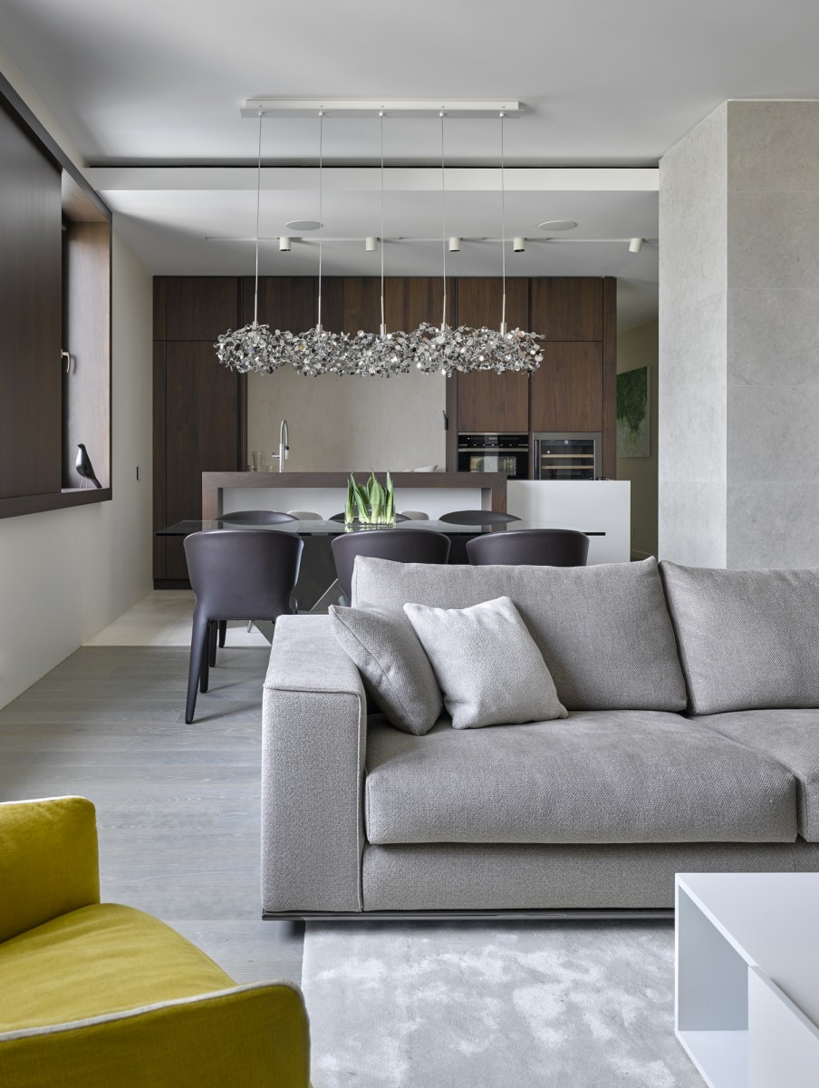 Modern apartment interior by Alexandra Fedorova