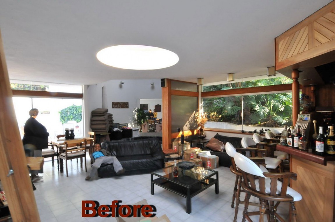 Interiors of old Mosi residence by Nico van der Meulen Architects