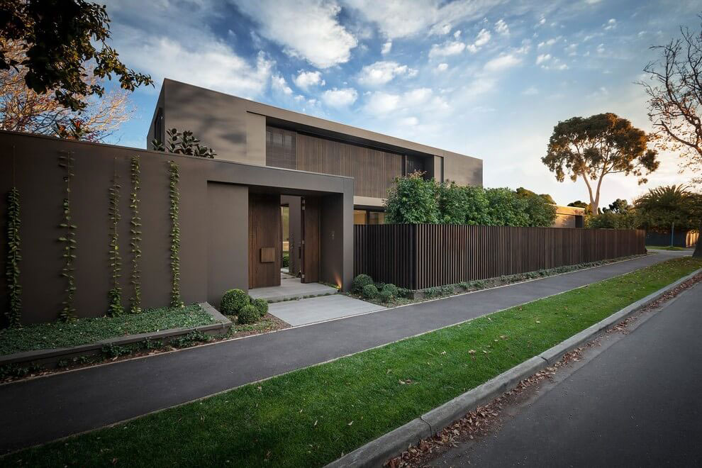 House Colors Amazing Modern Facade In Brown Architecture Beast