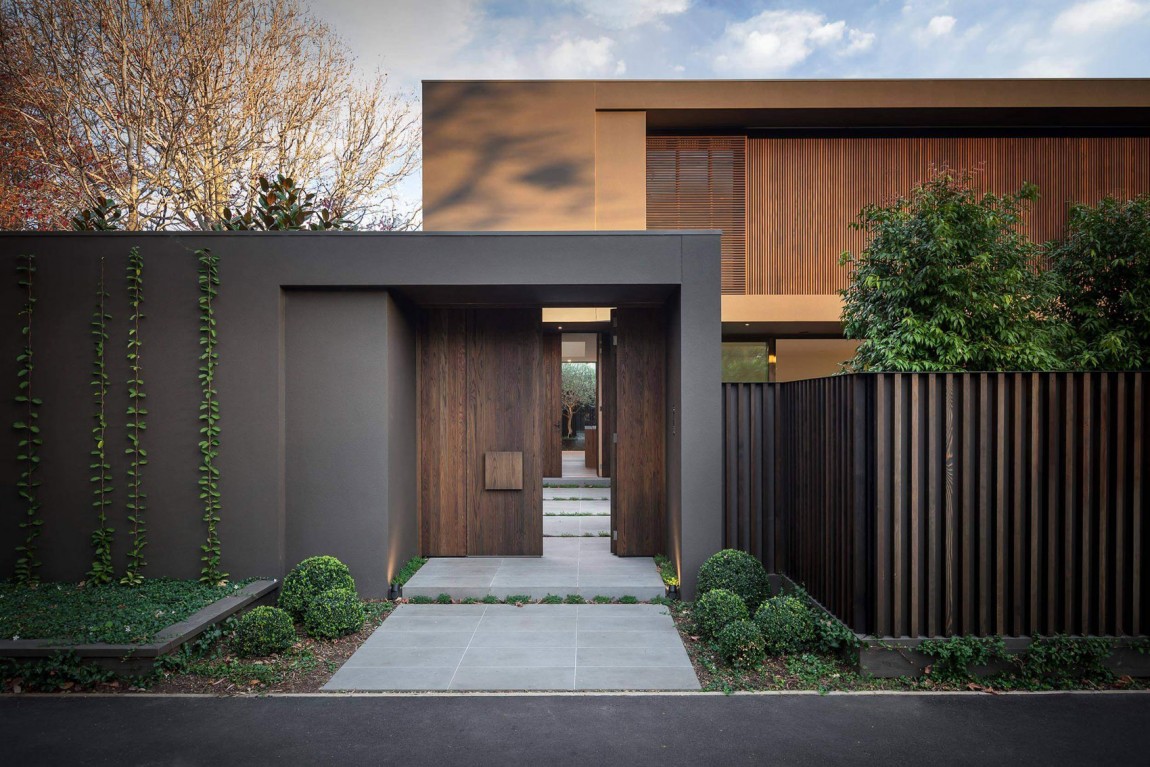 House colors: Amazing modern facade in brown - Architecture Beast