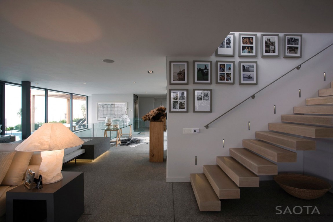 Staircase in the Plett residence by SAOTA