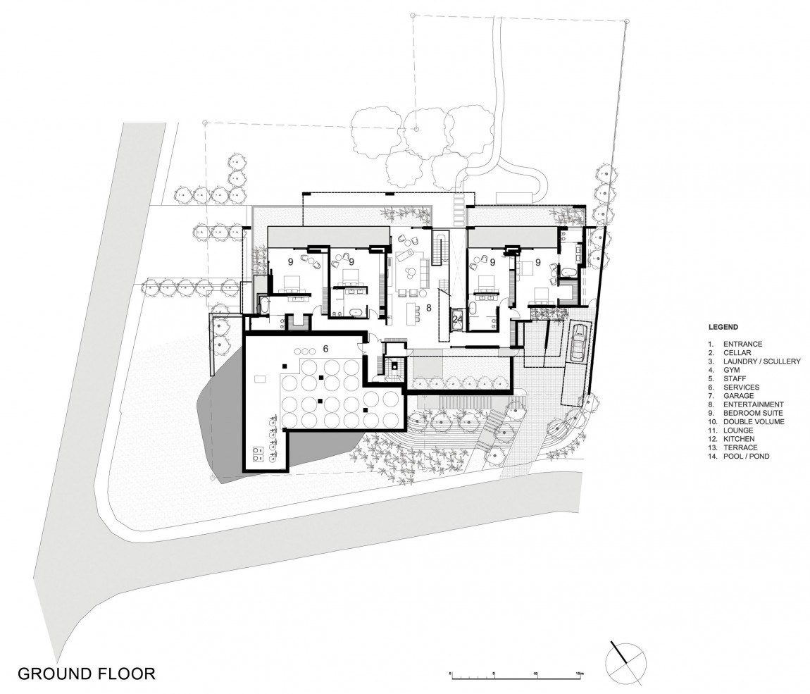 Ground floor plan by SAOTA