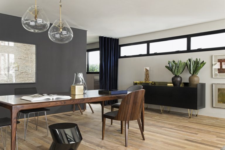 Image showcasing Modern Industrial Interior Design In Beautiful Open Apartment ...