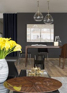 View of Modern Industrial Interior Design In Beautiful Open Apartment ...