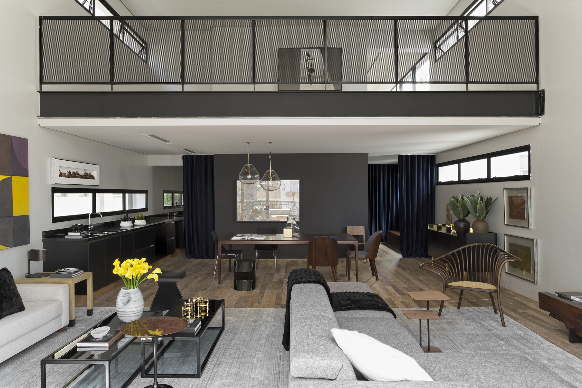 Modern Industrial Interior Design In Beautiful Open Apartment Architecture Beast,Designer Prescription Glasses Online