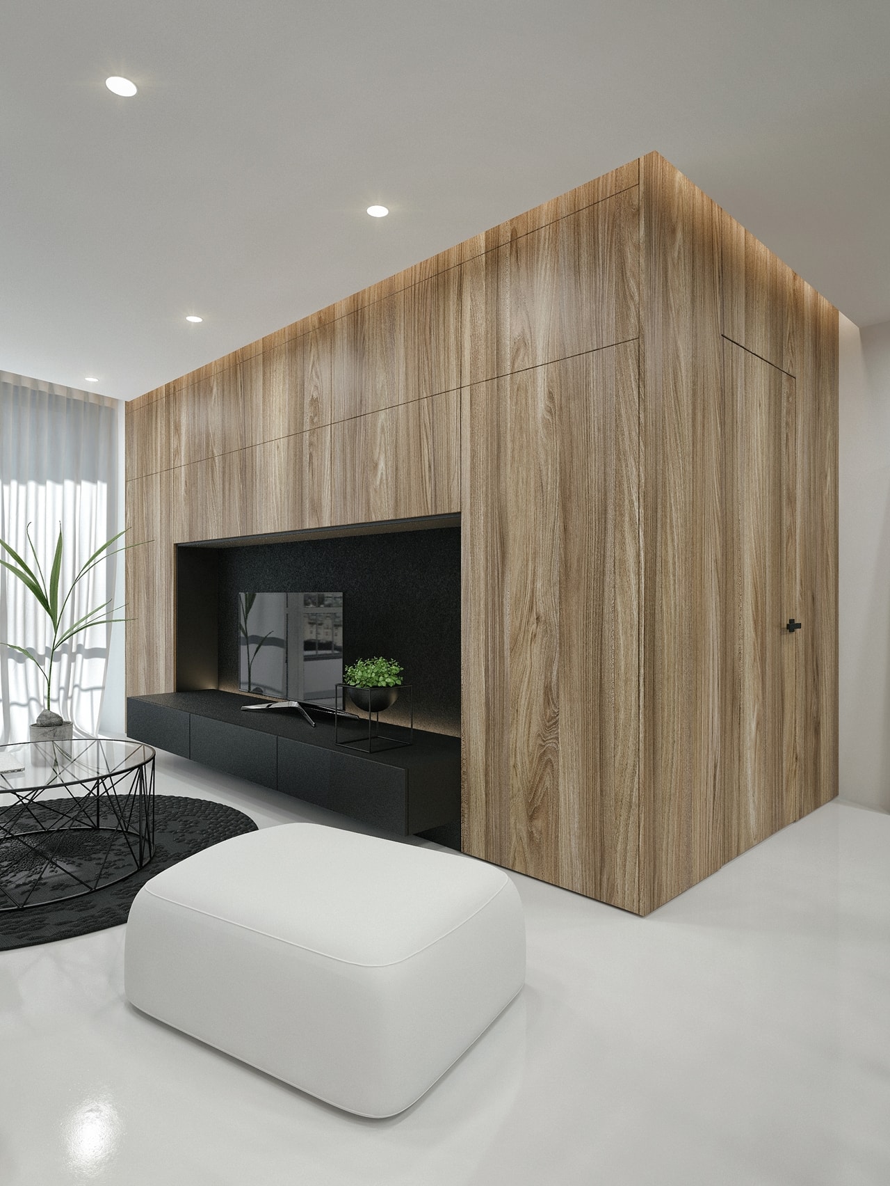 Black And White Interior Design Ideas Modern Apartment By Id White Architecture Beast