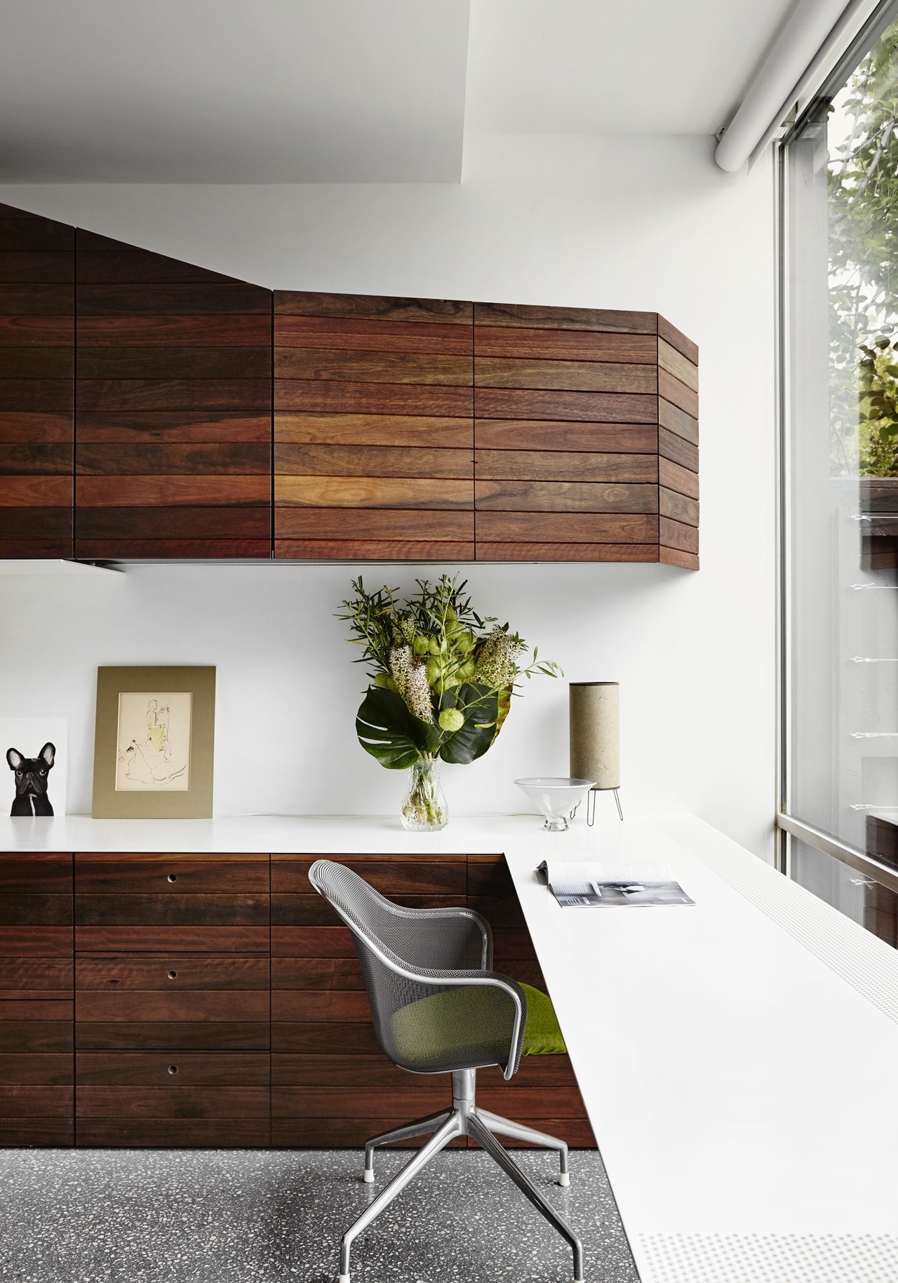 Home office desk by Austin Maynard Architects