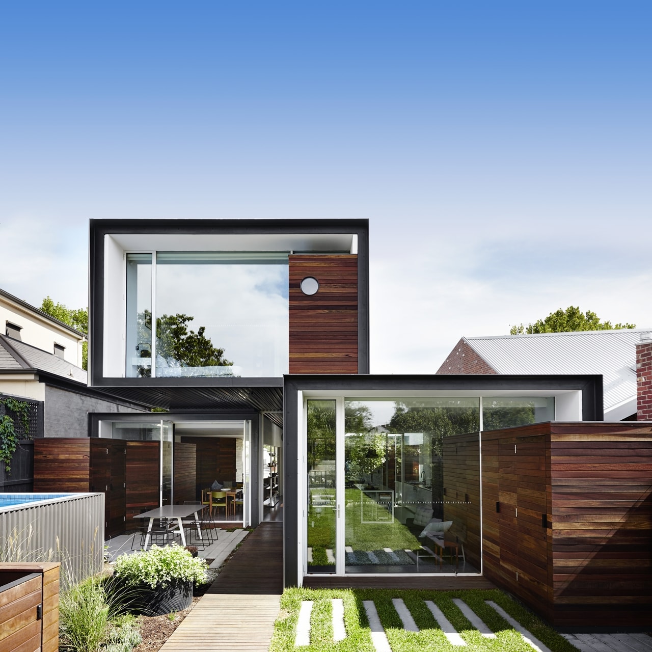 Open house design by Austin Maynard Architects
