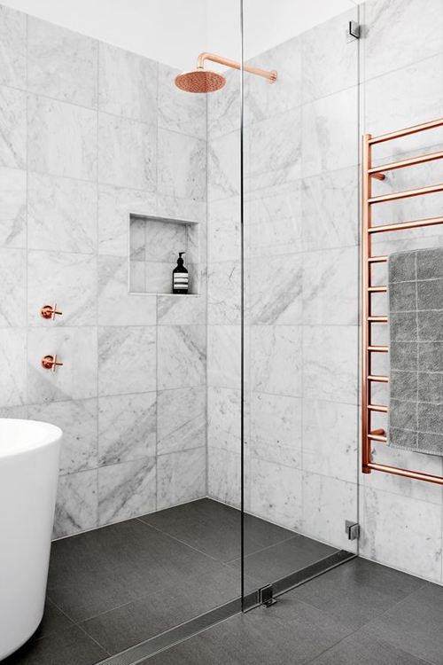 marble shower tiles
