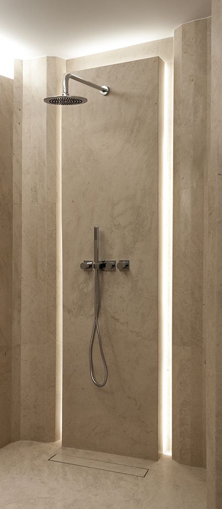 walk in shower without door