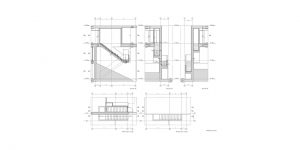 Floor plan of modern Cliff House by Fran Silvestre architects