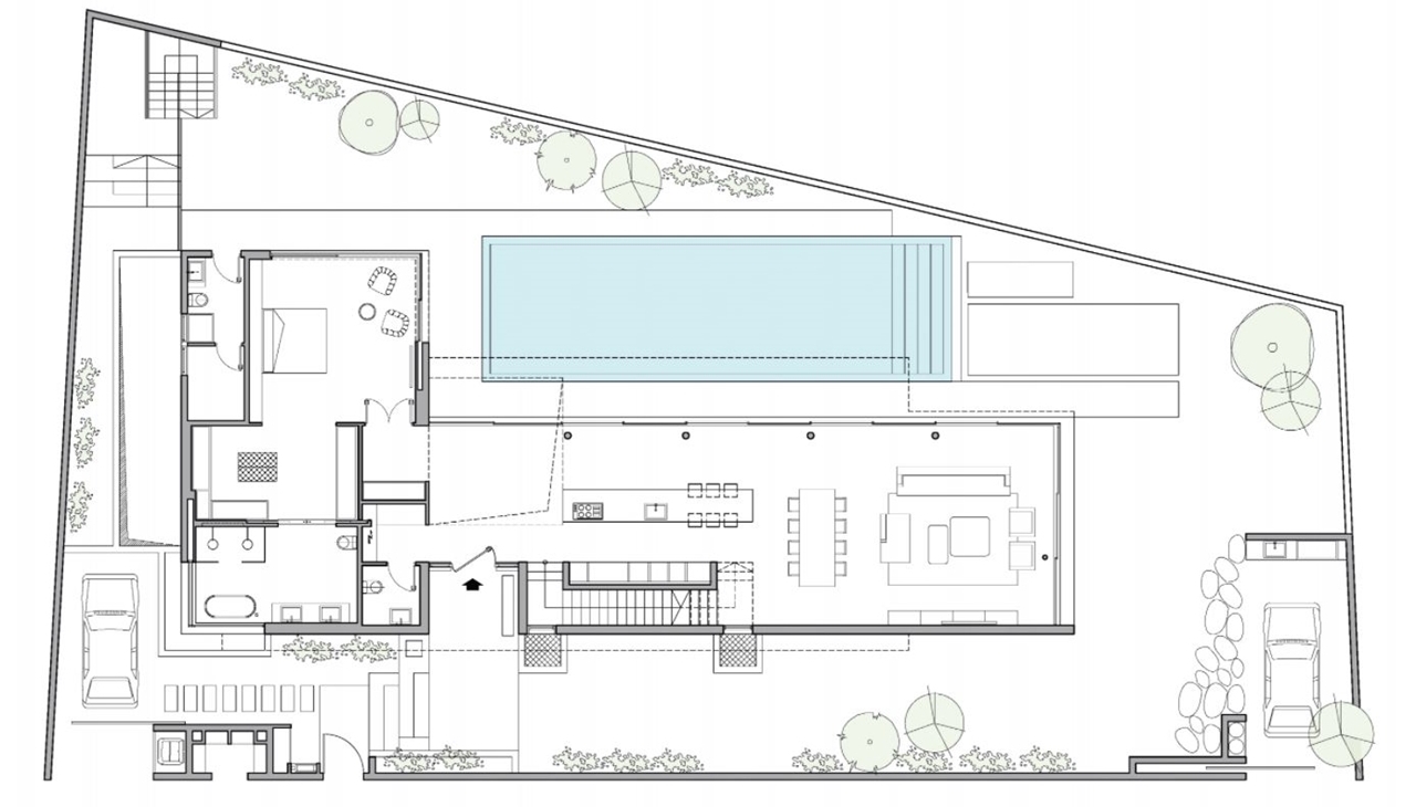 Modern house floor plan - Architecture Beast 01 - Architecture Beast