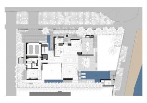 Ground level open concept floor plan as part of amazing house design on Double Bay residence by SAOTA