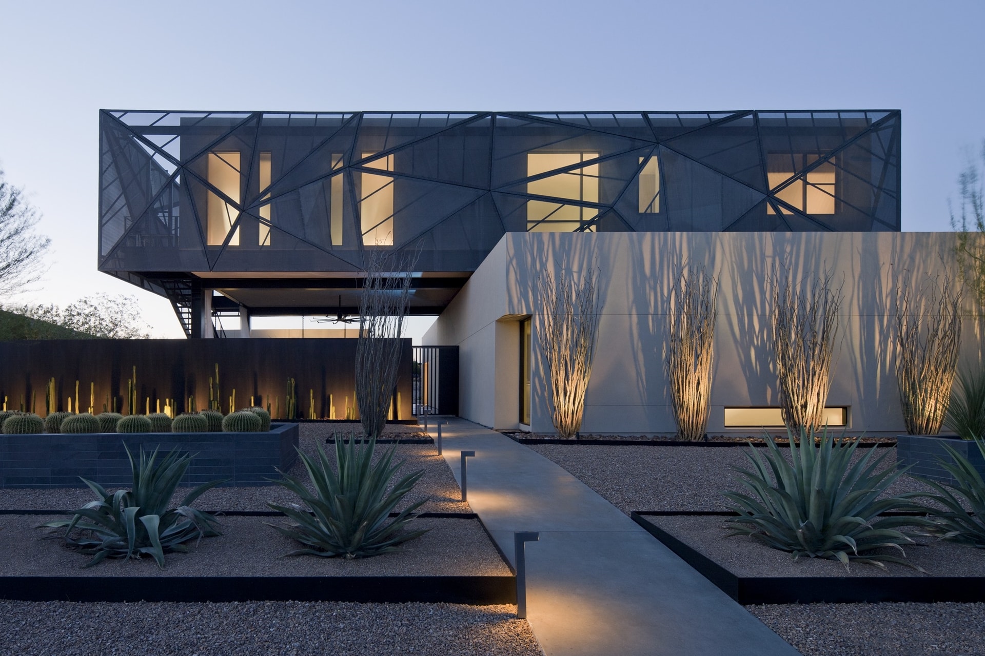 Modern desert house design