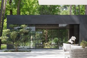 Pool pavilion designed by Alexandra Fedorova